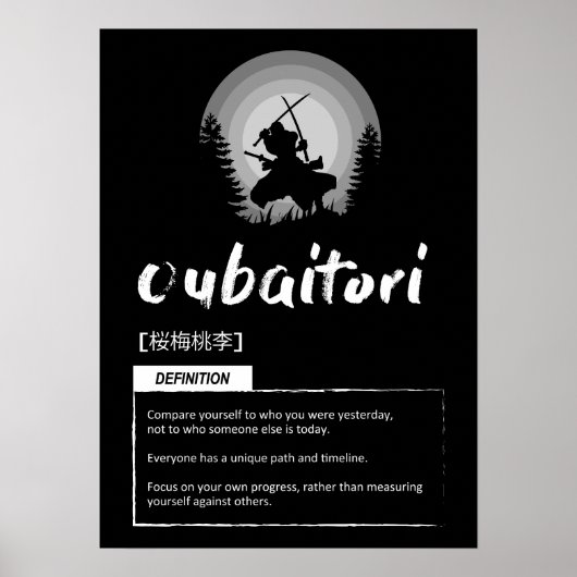 Oubaitori - Japans concept voor succes - Motivat Poster (Voorkant)
