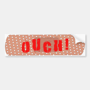 Ouch! Bandage Bumpersticker