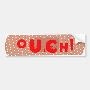 Ouch! Bandage Bumpersticker