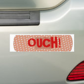 Ouch Bandaid Bumpersticker (Op auto)