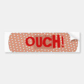 Ouch Bandaid Bumpersticker (Voorkant)