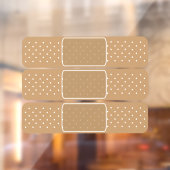 Ouch Bump Sticky Plaster Novelty Raamsticker (Vel 2)