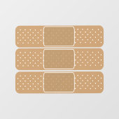 Ouch Bump Sticky Plaster Novelty Raamsticker (Vel)