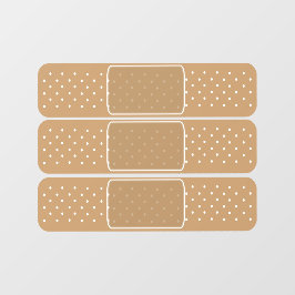 Ouch Bump Sticky Plaster Novelty Raamsticker