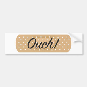 OUCH! BUMPERSTICKER