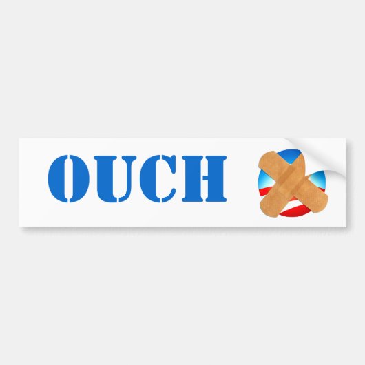 OUCH bumpersticker (Voorkant)