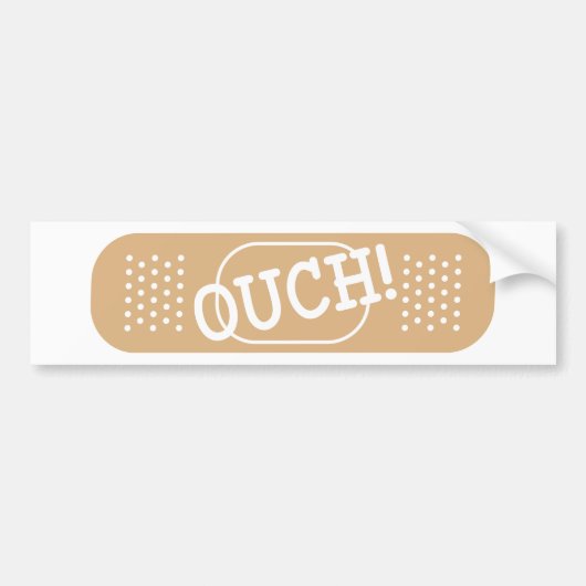OUCH! BUMPERSTICKER (Voorkant)