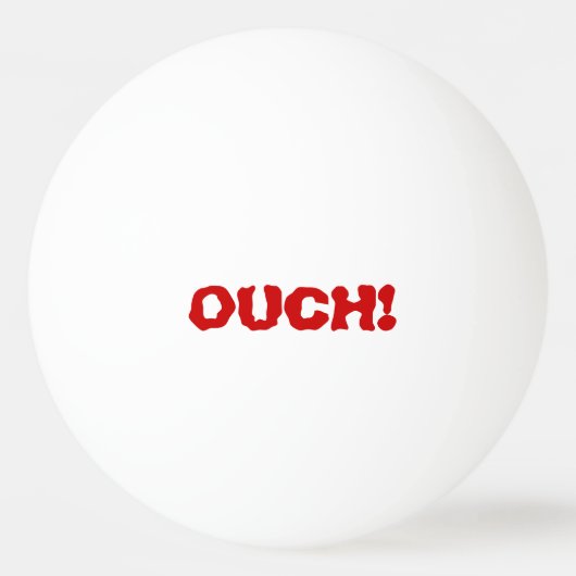 Ouch! Die Hurts. Spreken Pingpongbal (Voorkant)