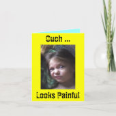 Ouch… kijkt Pijnlijk Kaart (Voorkant)