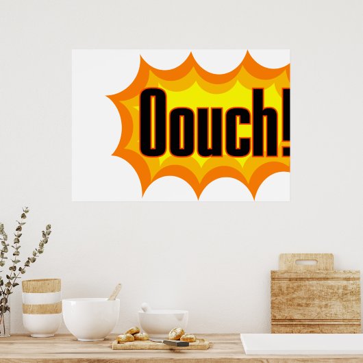 Ouch! Poster (Keuken)