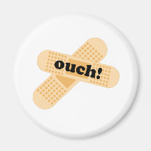 Ouch! Ronde magneet