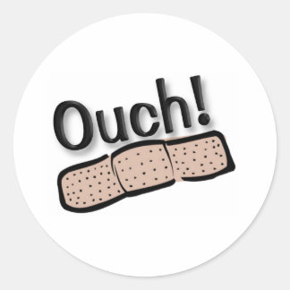 Ouch Ronde Sticker
