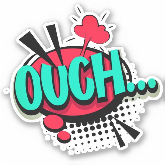 Ouch Sticker (Voorkant)