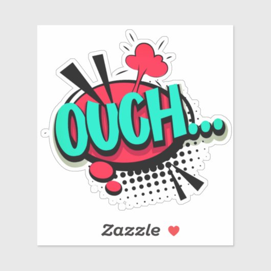 Ouch Sticker (Vel)