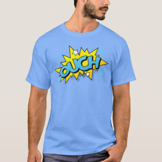 OUCH Strip Cool Retro Stripboek Cadeau Ouch vriend T-shirt