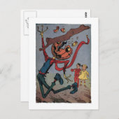 Ouch!  wizard van Oz Briefkaart (Voorkant / Achterkant)