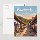 Ouchijuku Japan Briefkaart (Voorkant / Achterkant)