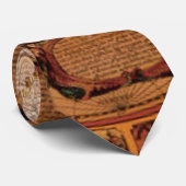 Oud 1481 Wereldkaart Kunst Mannen Mode Stropdas (Opgerold)