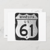 Oud 61-teken briefkaart (Voorkant / Achterkant)