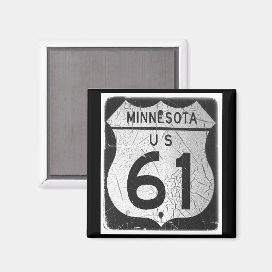 Oud 61-teken magneet (Voorkant / Achterkant)