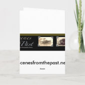 Oud abe-ca 1875 van Eagle Stereoview van de Oorlog Kaart (Achterkant)