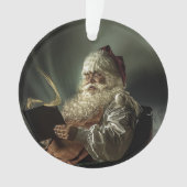Oud afbeelding van de kerstman, de magie van de ke ornament (voorkant)
