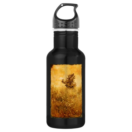 Oud Afbeelding van het landschap Waterfles (Voorkant)