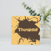 Oud als vuil - Roast & Dirt Party nodigt uit Kaart (Staand voorkant)