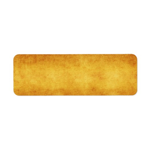 oud amber verbrand Umber Parchment Paper Etiket (Voorkant)