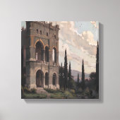 Oud Andalusisch paleis Canvas Afdruk (Voorkant)