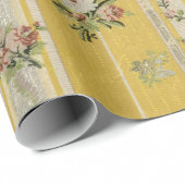 Oud Antiek Behang Geel Cadeaupapier