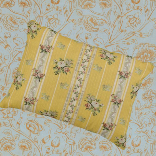 Oud Antiek Behangontwerp Accentkussen Accent Kussen (Vintage antique pattern)