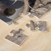 Oud Antiek gas kan Legpuzzel (Zijkant)