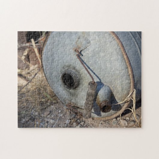 Oud Antiek gas kan Legpuzzel (Horizontaal)