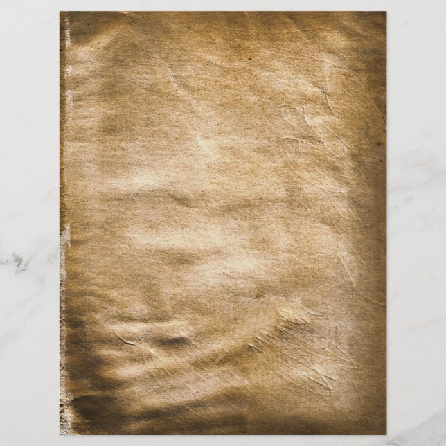 Oud Antiek gekreukeld Gedopte borstkop (Voorkant)