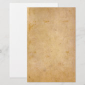 Oud Antiek perkament Briefpapier (Voorkant / Achterkant)