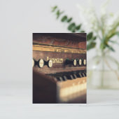 Oud Antiek pianoketoestel Briefkaart (Staand voorkant)