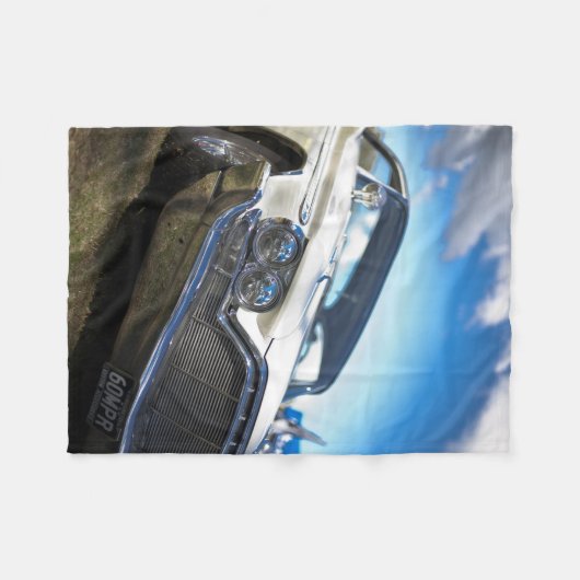  oud Antiek voertuig Fleece Deken (Voorkant (Horizontaal))