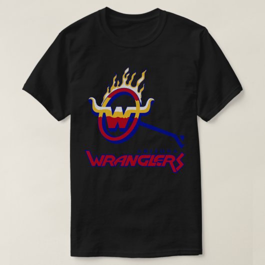 Oud-Arizona Wranglers USFL 1983 T-shirt (Design voorkant)