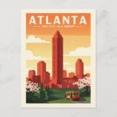 Oud Atlanta Briefkaart (Voorkant)