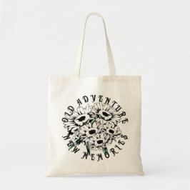Oud avontuur Nieuwe Memories  Floral Summer Tote Bag