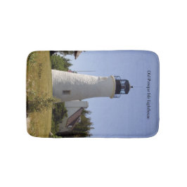 Oud badmat van de vuurtoren van Presque Isle