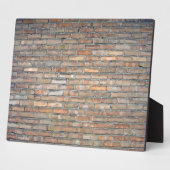 Oud baksteenwandtextuur fotoplaat (Zijkant)