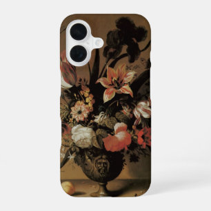 Oud Barok, bloemstilleven bloemen in vaas iPhone 16 Hoesje