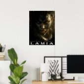 Oud Beest & Wezens: LAMIA Poster (Thuiskantoor)