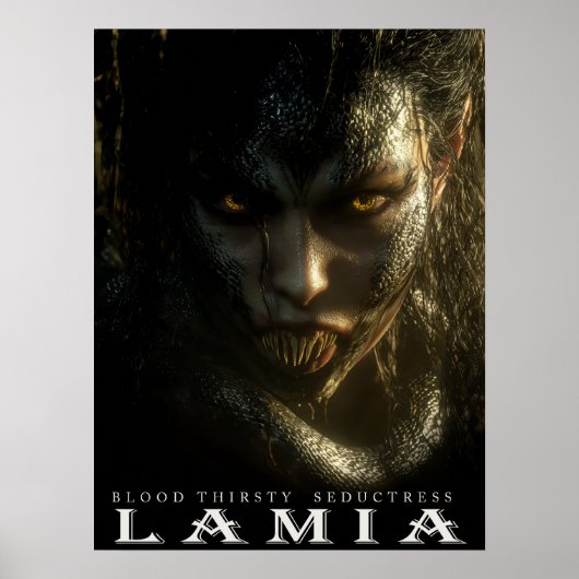 Oud Beest & Wezens: LAMIA Poster (Voorkant)