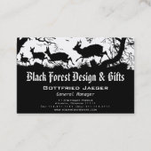 Oud Beieren Duitse stijl herten Visitekaartje (Voorkant)