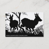 Oud Beieren Duitse stijl herten Visitekaartje (Achterkant)