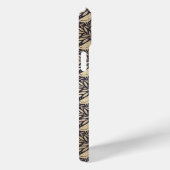 Oud beige vogelmotief op donkere achtergrond Case-Mate iPhone case (Achterkant / Rechts)