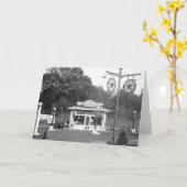 Oud benzinestation, 1925 kaart (Gele Bloem)